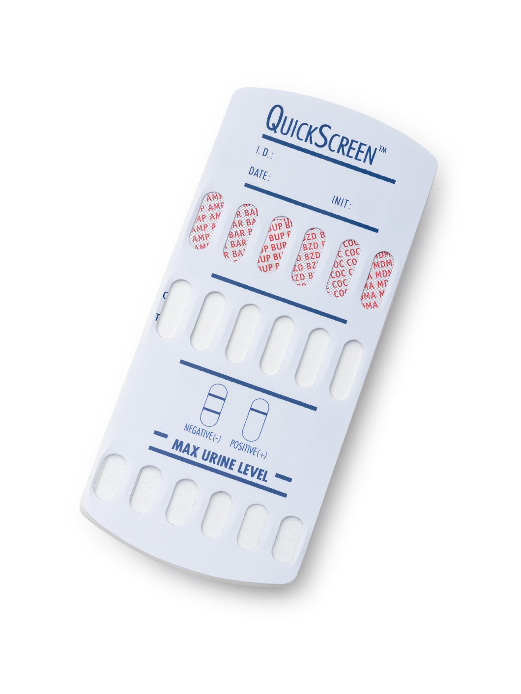 (25 Pack) 12 Panel QuickScreen Dip Card - 9402 - AMP, BAR, BZD, BUP-10, COC-300, MDMA, MET-500, MTD, OPI-300, OXY-100, PCP, THC + Timer-Countrywide Testing