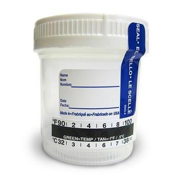 100-pack 90ml Urine Specimen Cup - 101049-Countrywide Testing