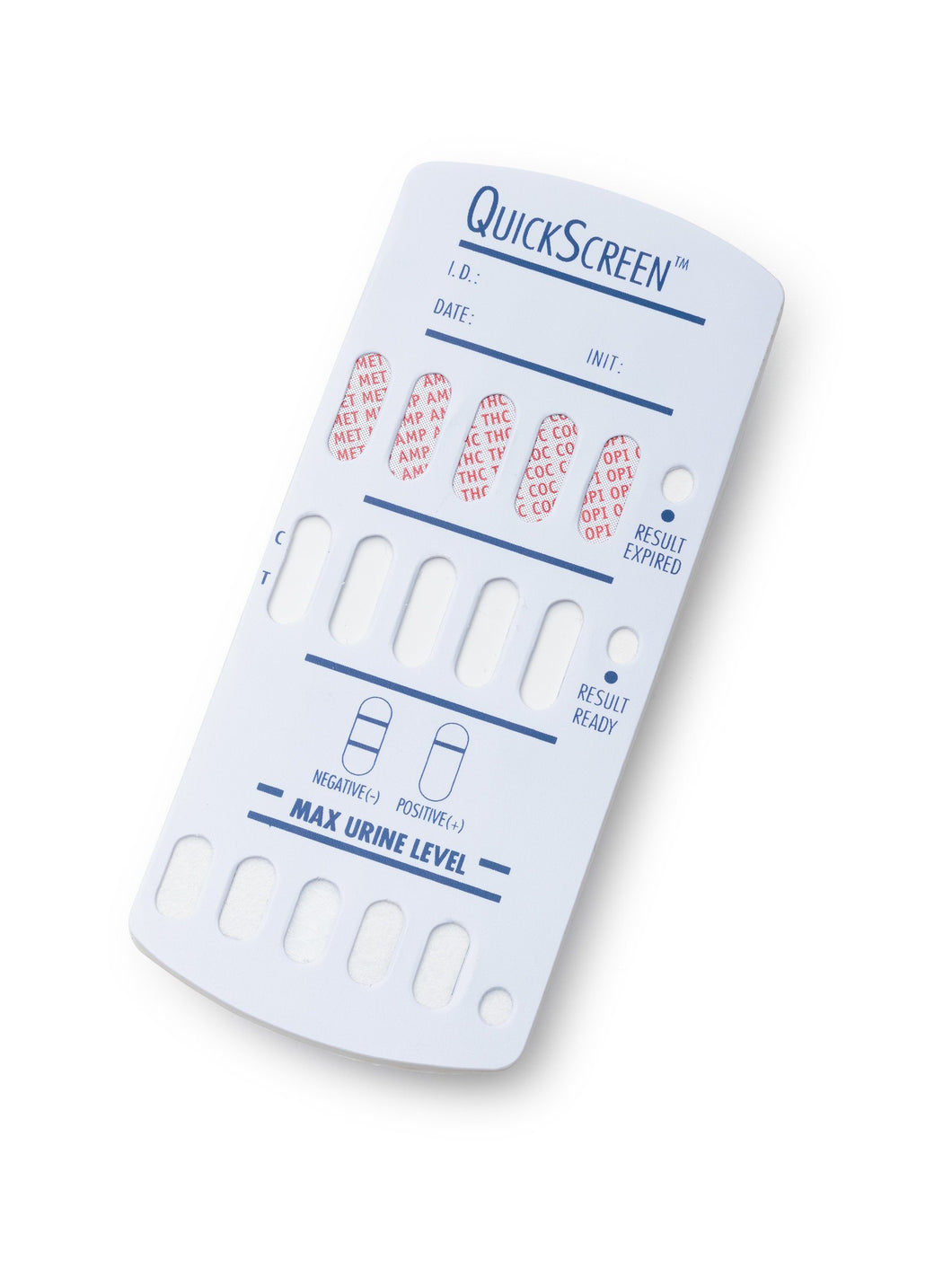 12 Panel QuickScreen Dip Card - 9308T - AMP, BAR, BZD, COC-300, MDA, MDMA, MET-500, MTD, OPI-300, OXY, PCP, THC-Countrywide Testing