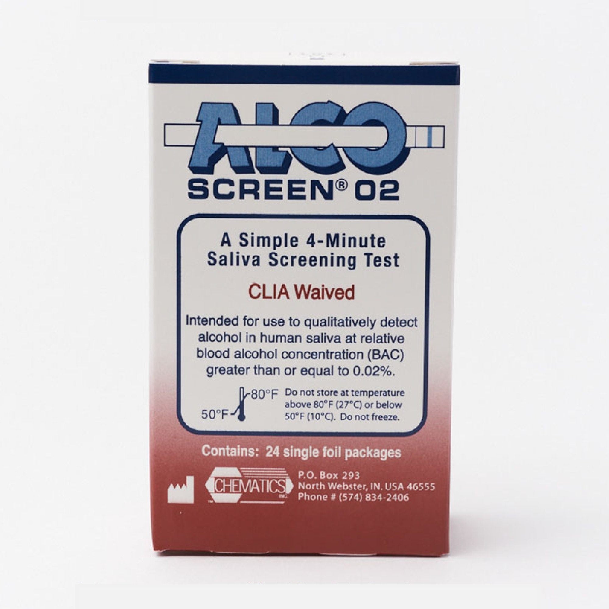 Q.E.D. A150 DOT Saliva Alcohol Screening Device (10/box)