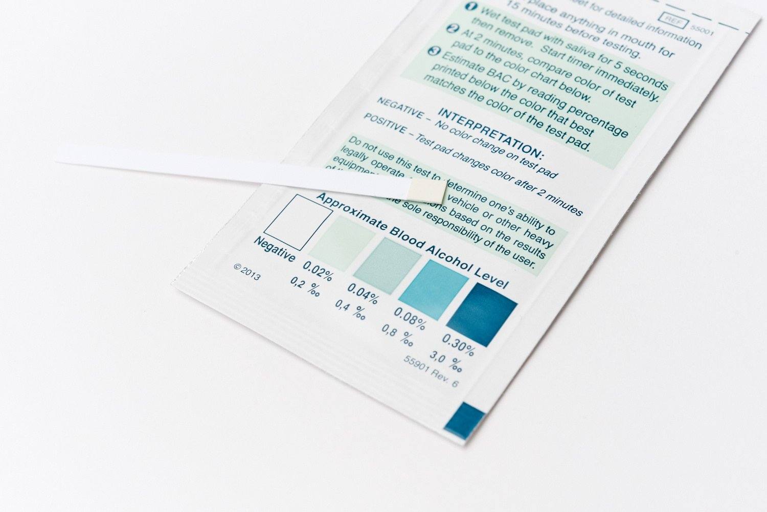 INVBIO 25 Ct-Home Alcohol Saliva Test Strips Kit, Alcohol Tester, Accurate  and 2 Minutes Testing Time to Get Results